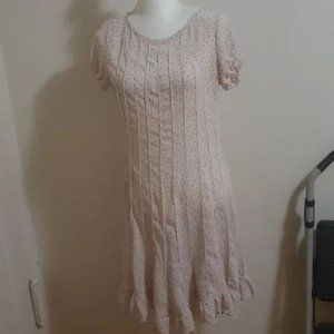 Sandra Darren/ polka Dot Dress sz 8